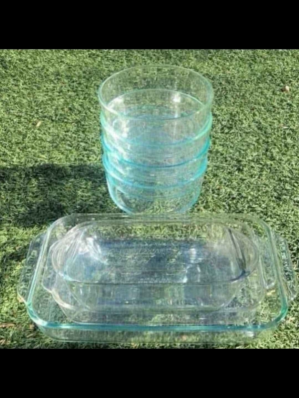 Clear Glass  Bowls Kitchen Accessories